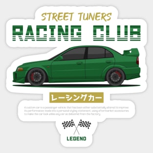 Tuner Green EVO V JDM Sticker